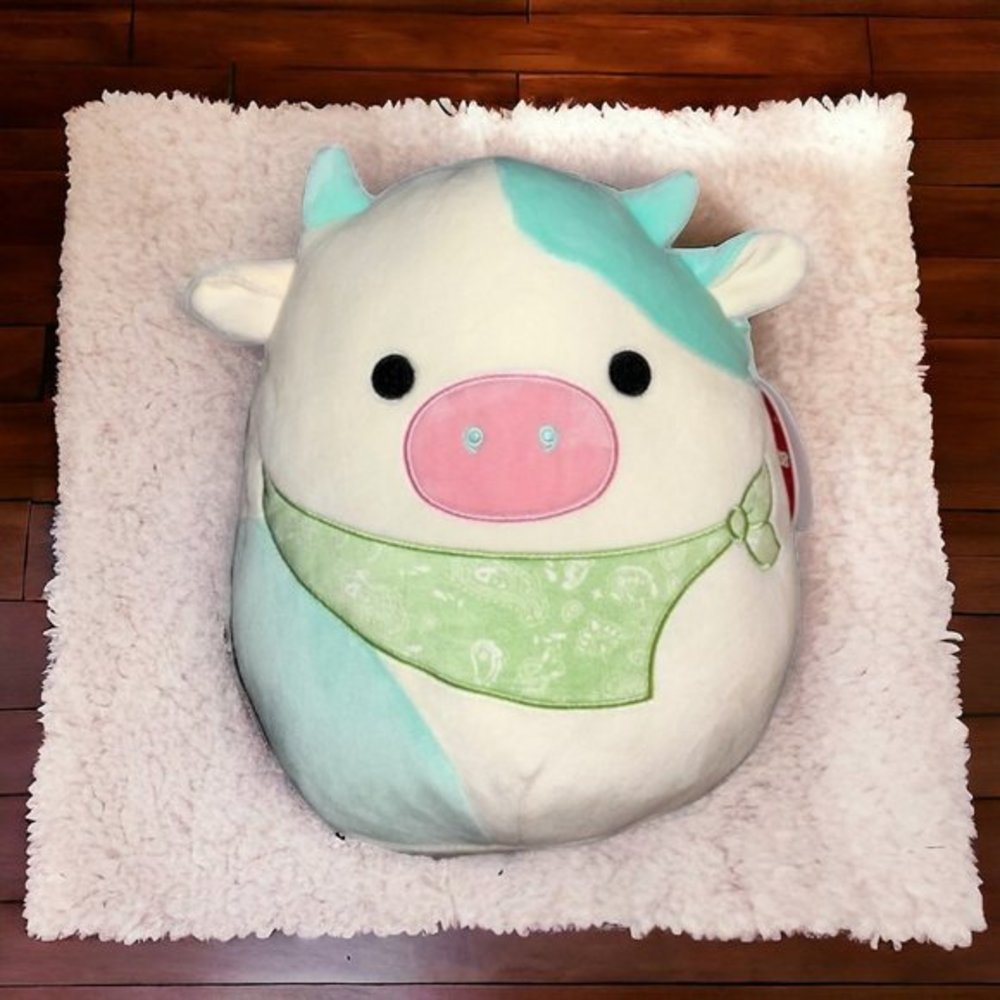 Belana the Cow w/ Green Bandana 11” Squishmallows Original